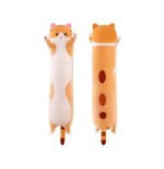 Peluche Gatto Cilindrico Marrone Jumbo 110 cm Ingrosso