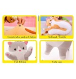 Peluche Gatto Cilindrico Marrone Jumbo 110 cm Ingrosso