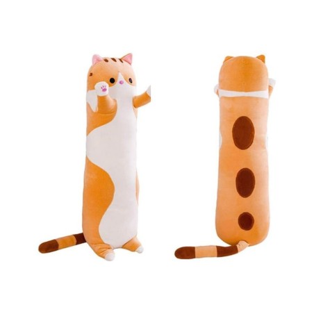 Peluche Gatto Cilindrico Marrone Jumbo 110 cm Ingrosso