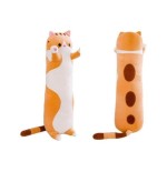 Peluche Gatto Cilindrico Marrone Jumbo 110 cm Ingrosso