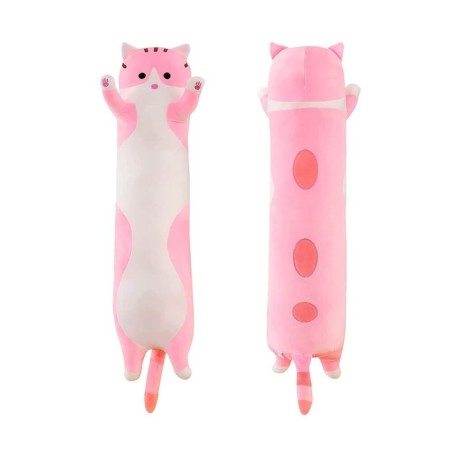 Peluche Gatto Cilindrico Rosa Small 50 cm Ingrosso