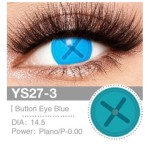 Lenti Cosplay Button Eye Blue 14.5 MM - Pidak Shop