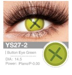 Lenti Cosplay Button Eye Green 14.5 MM - Pidak Shop