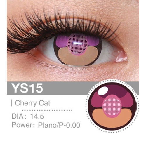 Lenti Cosplay Cherry Cat 14.5 MM - Pidak Shop