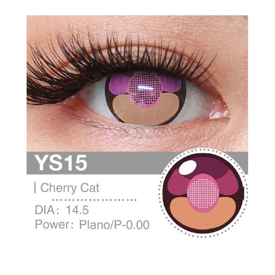 Lenti Cosplay Cherry Cat 14.5 MM - Pidak Shop