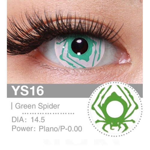 Lenti Cosplay Green Spider 14.0 MM - Pidak Shop