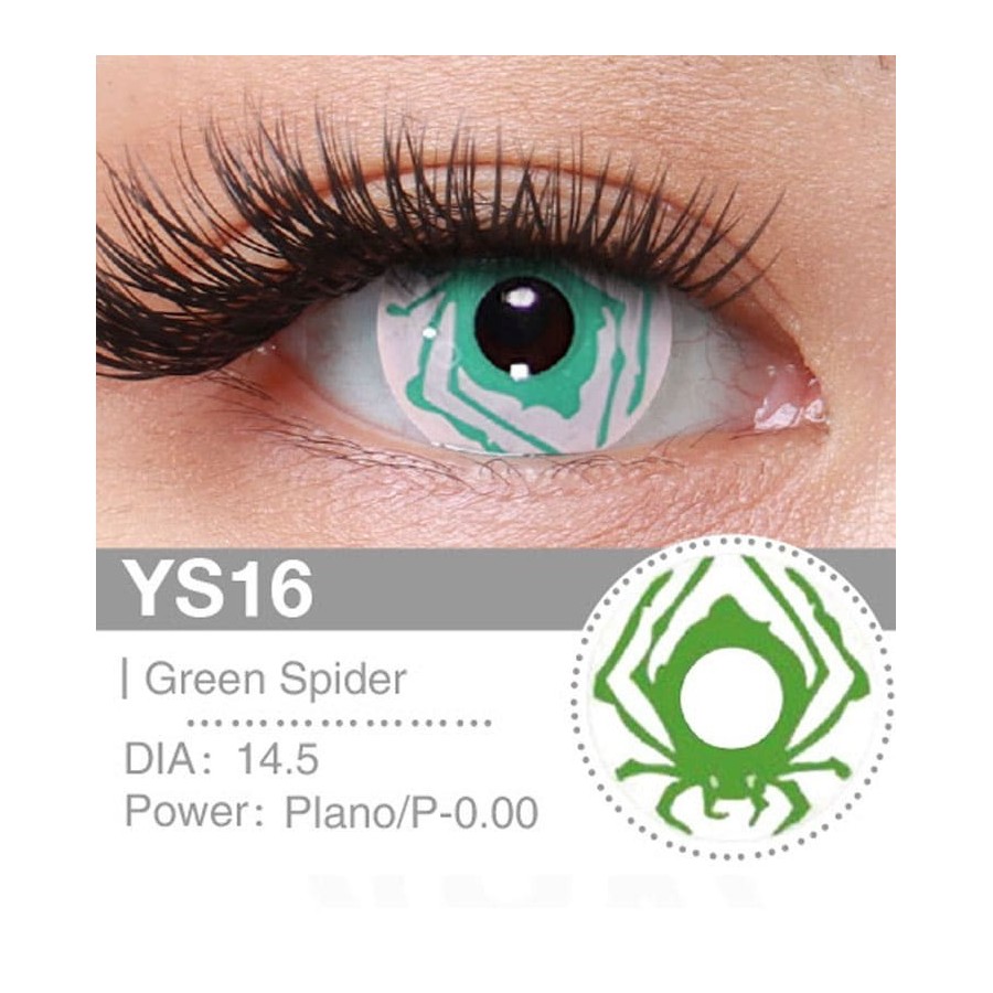 Lenti Cosplay Green Spider 14.0 MM - Pidak Shop