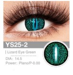 Lenti Cosplay Lizard Eye Green 14.5 MM - Pidak Shop