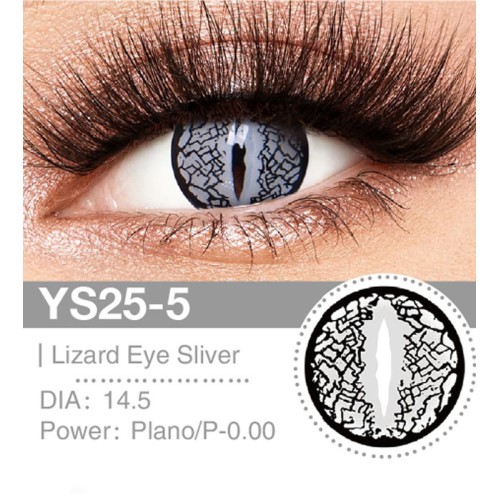 Lenti Cosplay Lizard Eye Sliver 14.5 MM - Pidak Shop