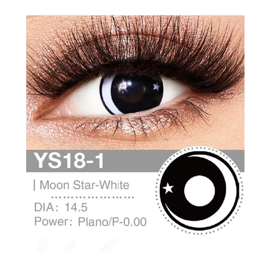 Lenti Cosplay Moon star - White 14.5 MM - Pidak Shop