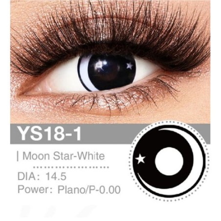 Lenti Cosplay Moon star - White 14.5 MM - Pidak Shop