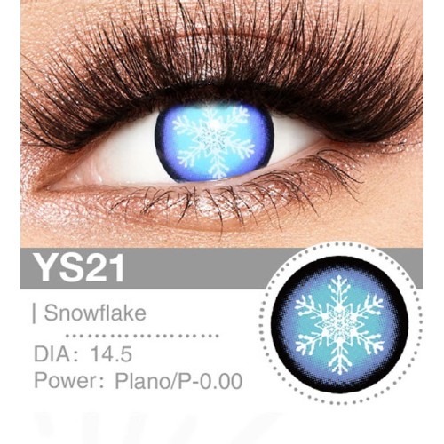 Lenti Cosplay Snowflake 14.5 MM - Pidak Shop
