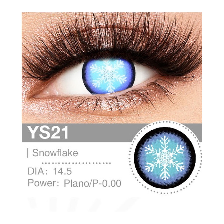Lenti Cosplay Snowflake 14.5 MM - Pidak Shop