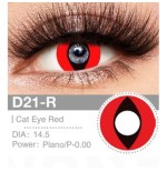 Lenti Cosplay Cat Eye Red 14.5 MM - Pidak Shop