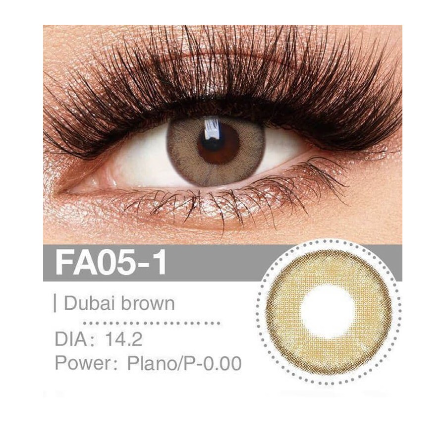 Lenti Cosplay Dubai brown 14.2 MM - Pidak Shop