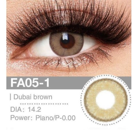 Lenti Cosplay Dubai brown 14.2 MM - Pidak Shop