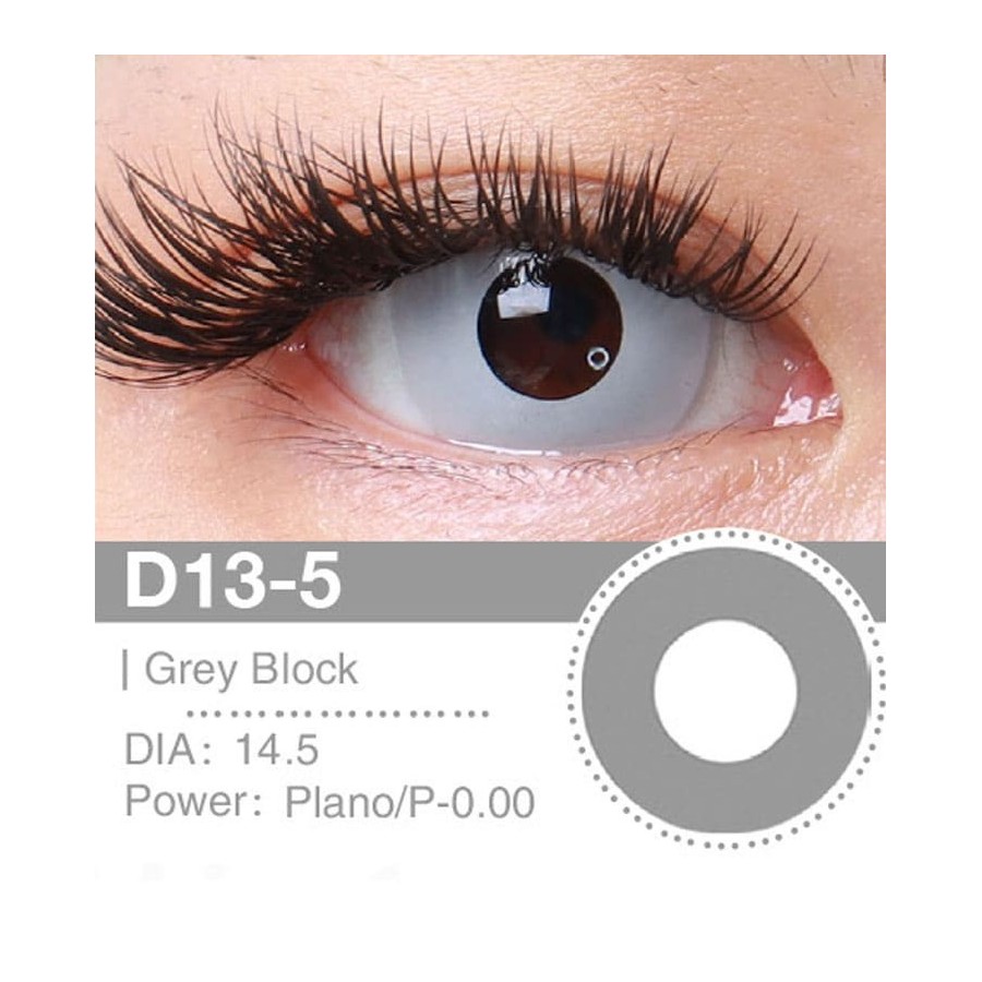 Lenti Cosplay Grey Block 14.5 MM - Pidak Shop