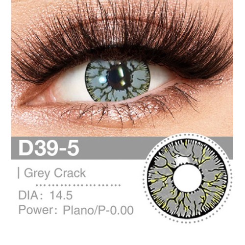 Lenti Cosplay Grey Crack 14.5 MM - Pidak Shop