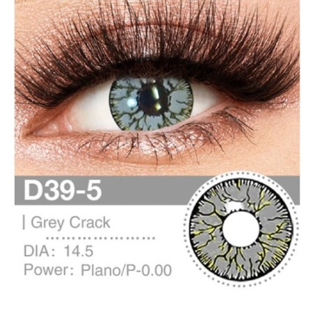 Lenti Cosplay Grey Crack 14.5 MM - Pidak Shop