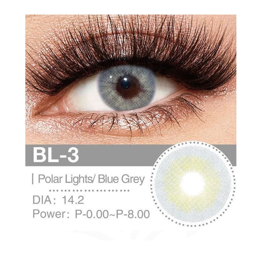 Lenti Cosplay Polar Lights Blue Grey 14.2 MM - Pidak Shop