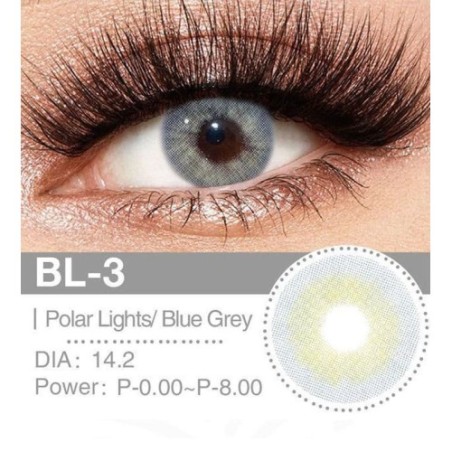 Lenti Cosplay Polar Lights Blue Grey 14.2 MM - Pidak Shop
