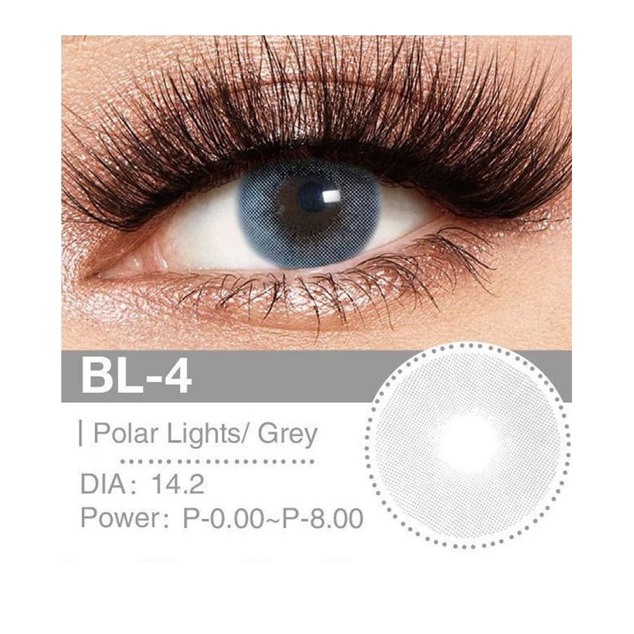 Lenti Cosplay Polar Lights Grey 14.2 MM - Pidak Shop