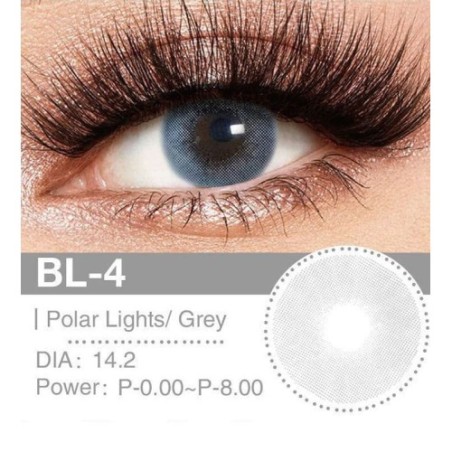 Lenti Cosplay Polar Lights Grey 14.2 MM - Pidak Shop