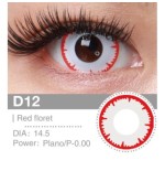 Lenti Cosplay Red Floret 14.5 MM - Pidak Shop