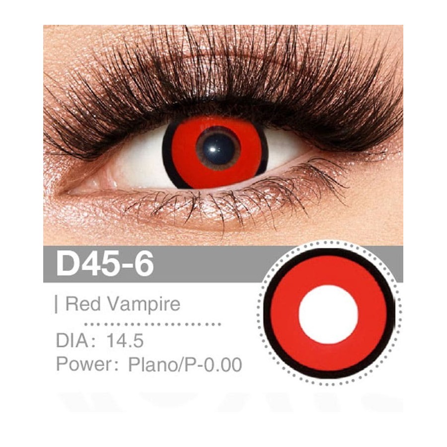 Lenti Cosplay Red Vampire 14.5 MM - Pidak Shop