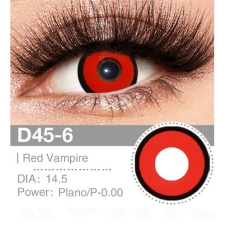 Lenti Cosplay Red Vampire 14.5 MM - Pidak Shop