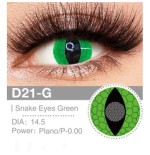 Lenti Cosplay Snake Eyes Green 14.5 MM - Pidak Shop