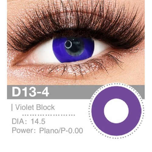 Lenti Cosplay Violet Block 14.5 MM - Pidak Shop
