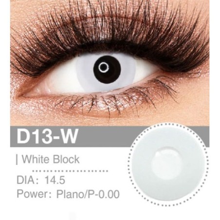 Lenti Cosplay White Block 14.5 MM - Pidak Shop