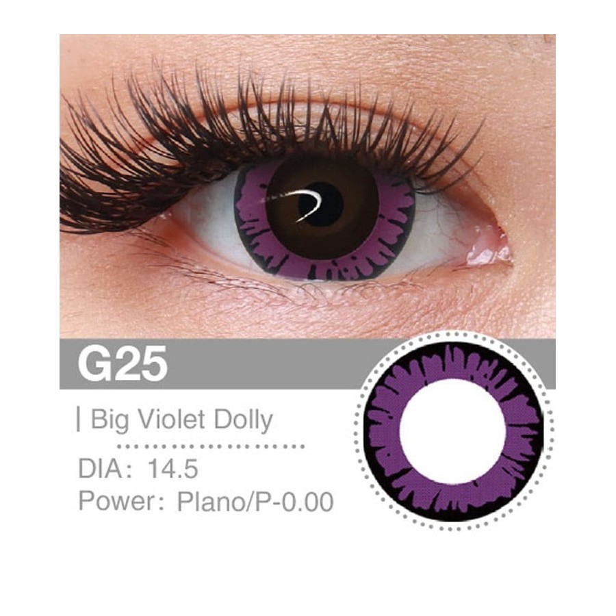 Lenti Cosplay Big Violet Dolly 14.5 MM - Pidak Shop