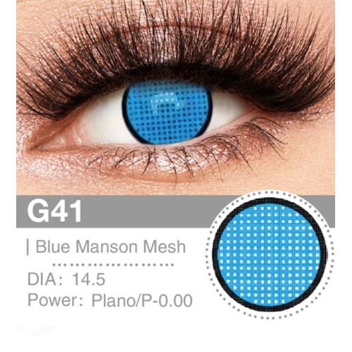 Lenti Cosplay Blue Mesh 14.5 MM - Pidak Shop