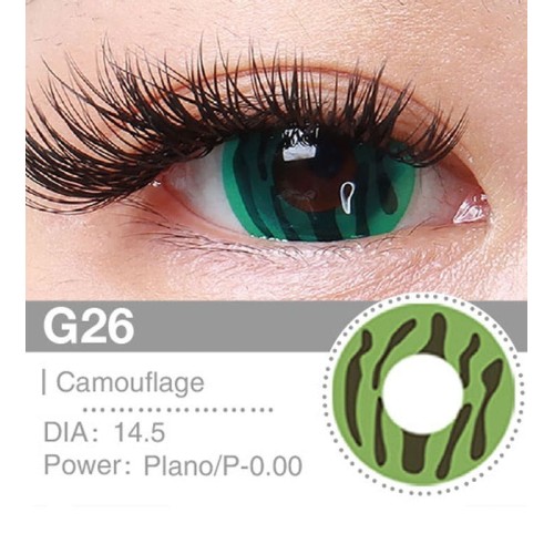 Lenti Cosplay Camouflage 14.5 MM - Pidak Shop