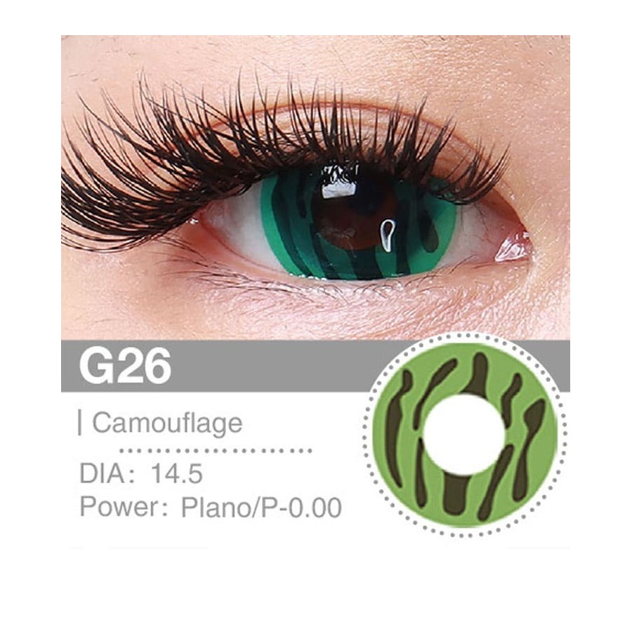 Lenti Cosplay Camouflage 14.5 MM - Pidak Shop