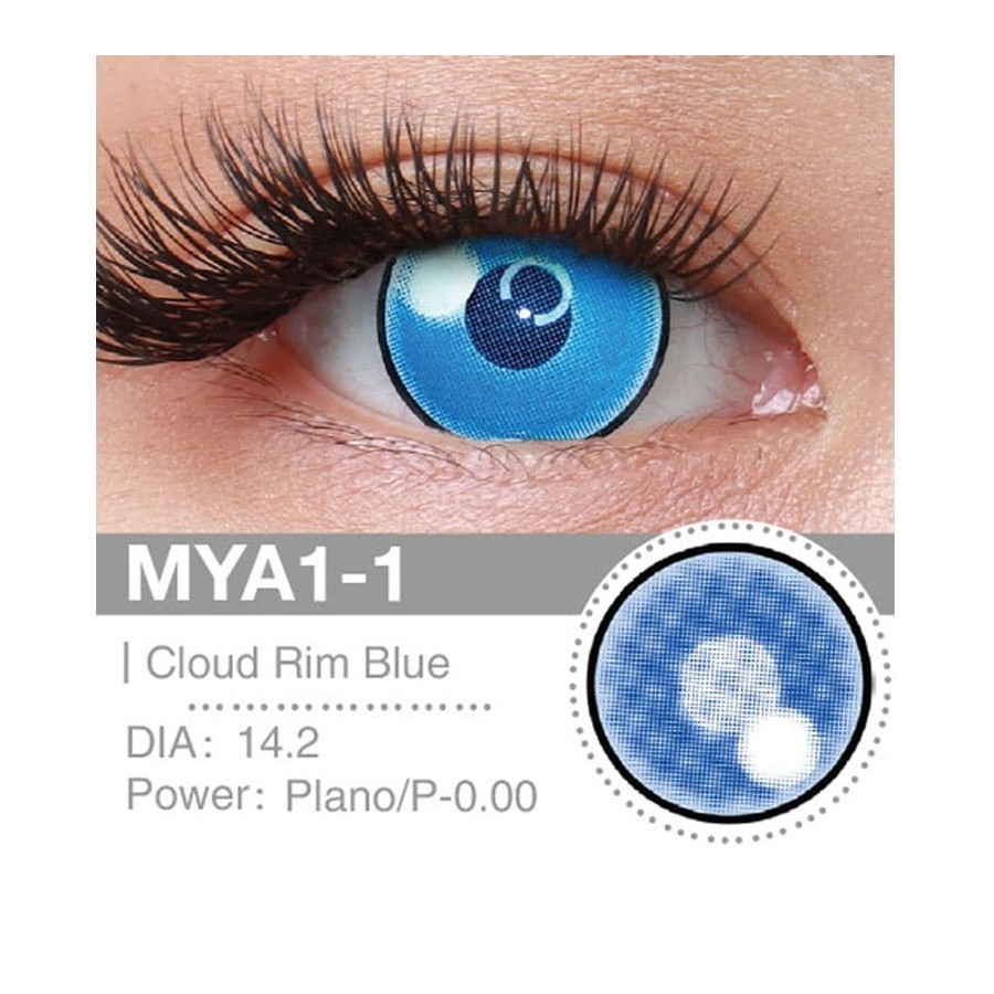Lenti Cosplay Cloud Rim Blue 14.2 MM - Pidak Shop
