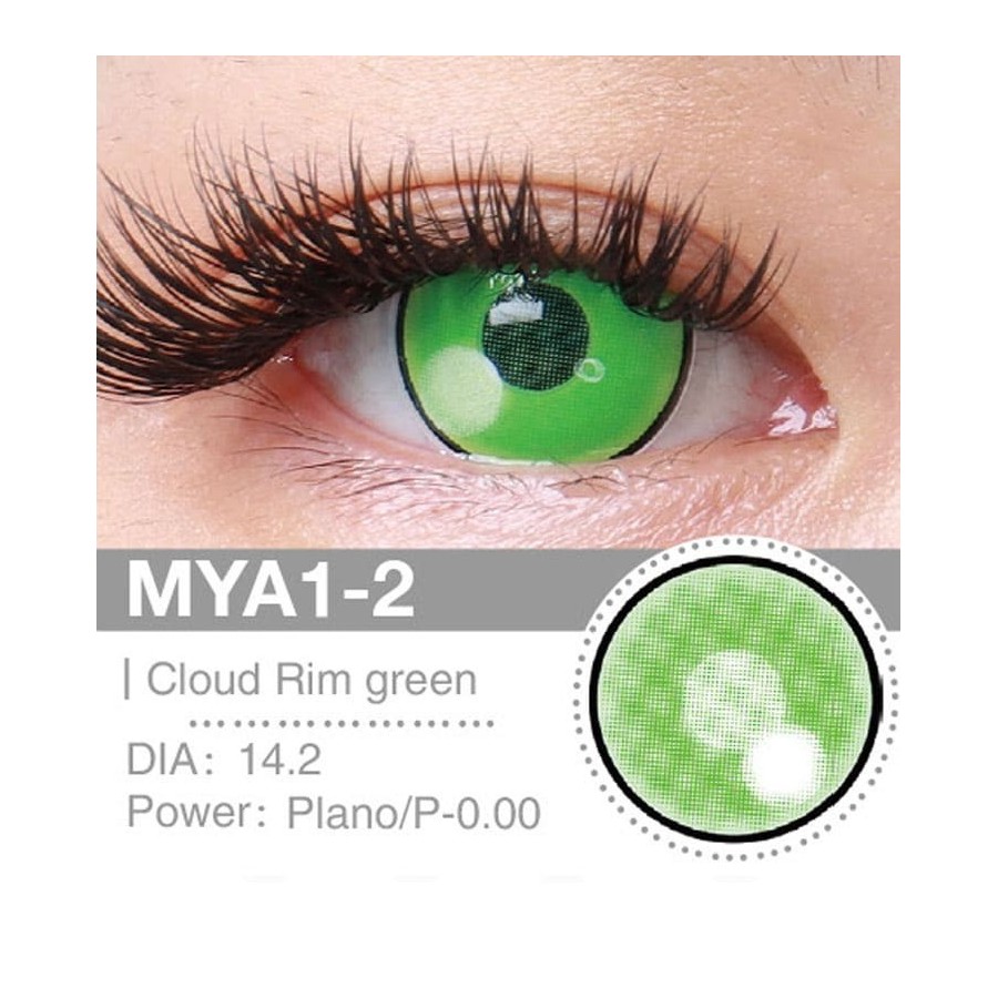 Lenti Cosplay Cloud Rim green 14.2 MM - Pidak Shop