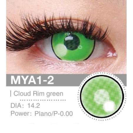 Lenti Cosplay Cloud Rim green 14.2 MM - Pidak Shop