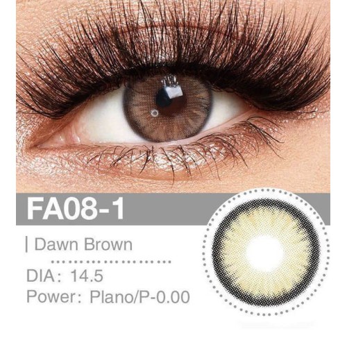 Lenti Cosplay Dawn Brown 14.5 MM - Pidak Shop