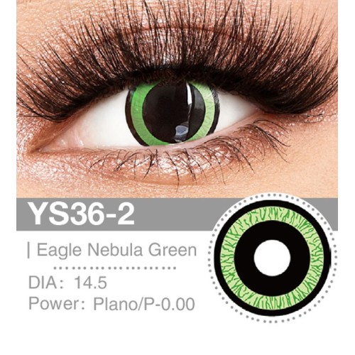Lenti Cosplay Eagle Nebula Green 14.5 MM - Pidak Shop