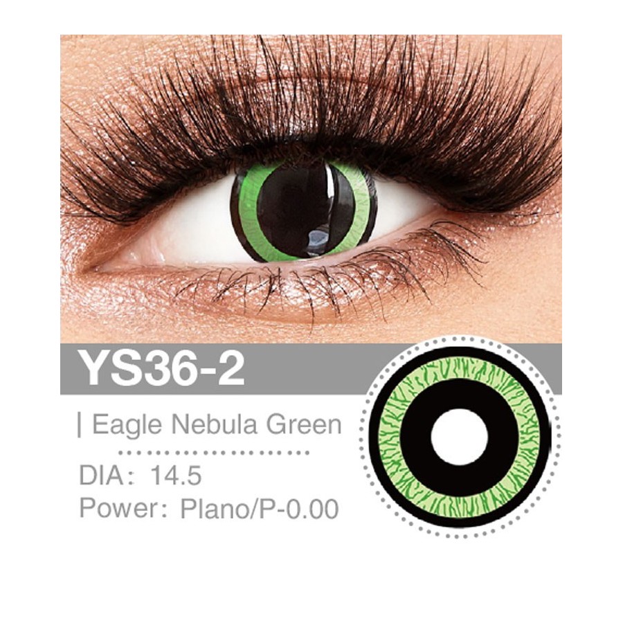 Lenti Cosplay Eagle Nebula Green 14.5 MM - Pidak Shop