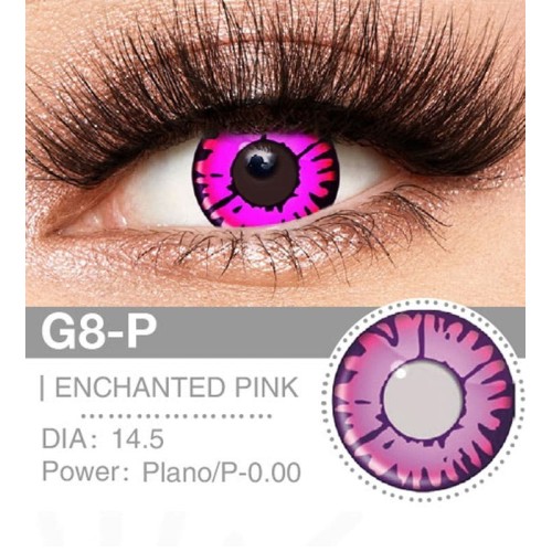 Lenti Cosplay Enchanted Pink 14.5 MM - Pidak Shop