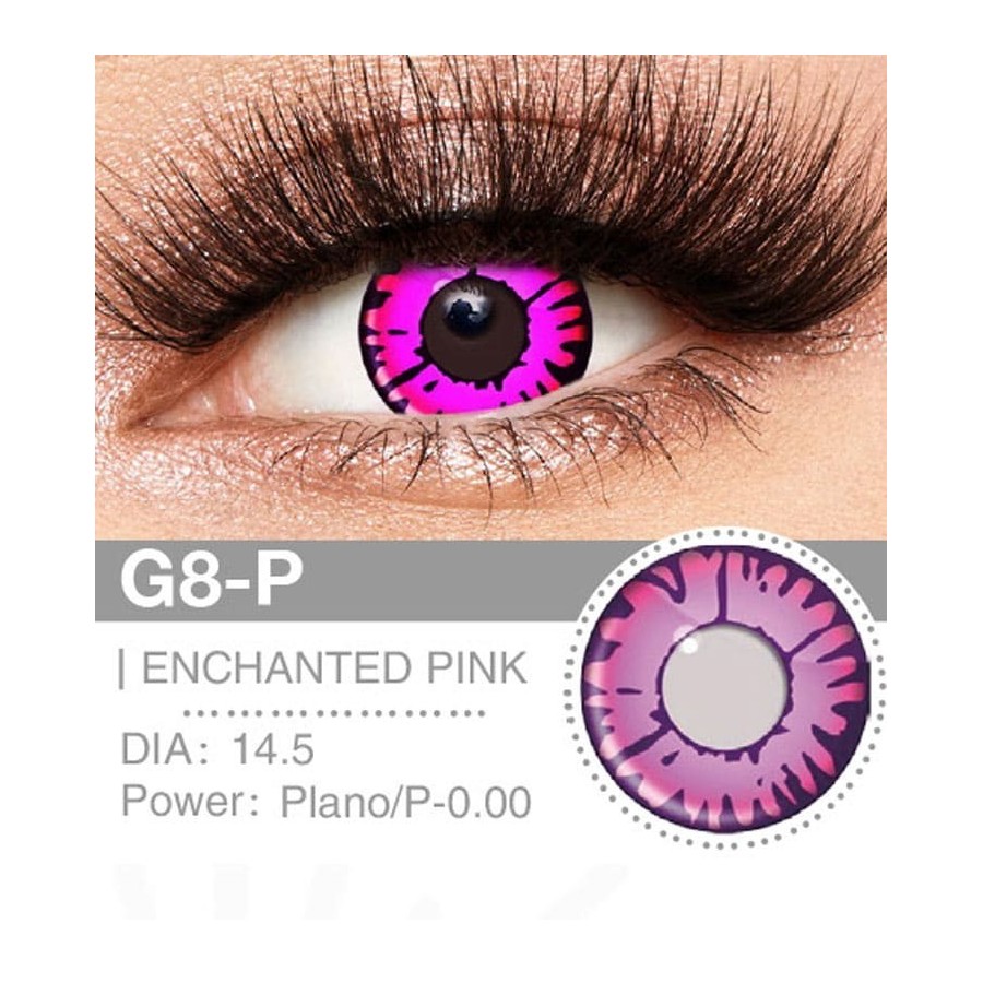 Lenti Cosplay Enchanted Pink 14.5 MM - Pidak Shop