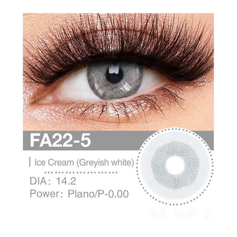 Lenti Cosplay Ice Cream (Greyish white) 14.2 MM - Pidak Shop