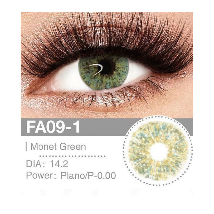 Lenti Cosplay Monet Green 14.2 MM - Pidak Shop