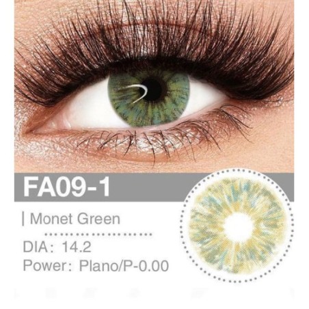 Lenti Cosplay Monet Green 14.2 MM - Pidak Shop