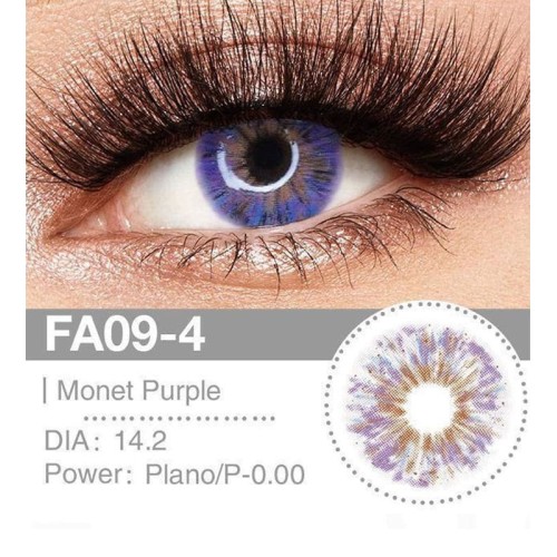 Lenti Cosplay Monet Purple 14.2 MM - Pidak Shop