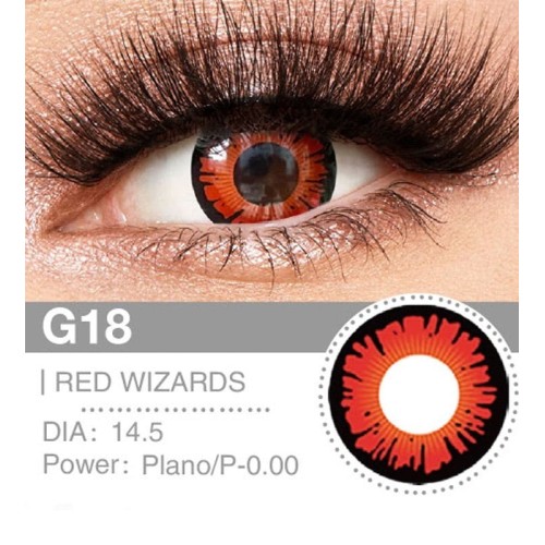Lenti Cosplay Red Wizards 14.5 MM - Pidak Shop